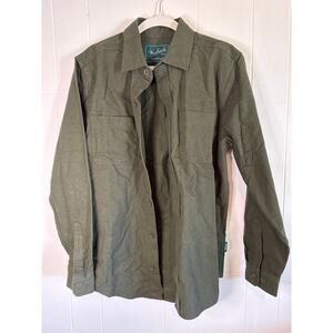 Woolrich the green label collection button down shirt medium